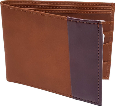 

XPRA Men Tan Genuine Leather Wallet(7 Card Slots)