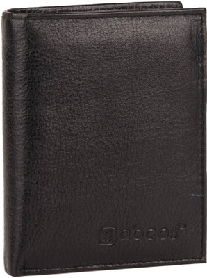 

Abcos Men Black Genuine Leather Wallet(3 Card Slots), Mgw0022black