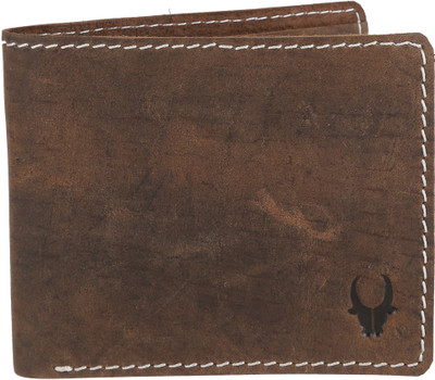 

WildHorn Men Brown Genuine Leather Wallet(4 Card Slots)