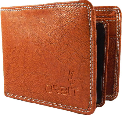

Orbit Men Tan Genuine Leather Wallet(5 Card Slots)