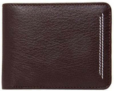 

Death by Color Men Brown Genuine Leather Wallet(6 Card Slots)