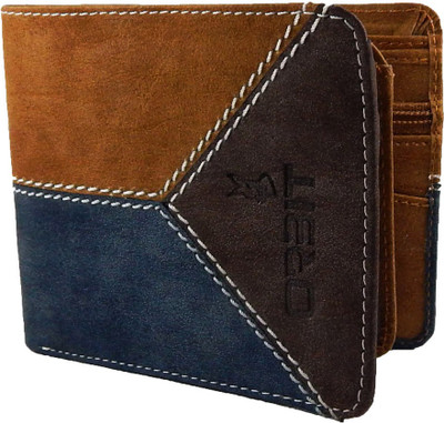 

Orbit Men Tan Genuine Leather Wallet(9 Card Slots)
