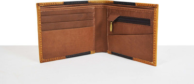 

Delphi Men Casual, Formal Brown Genuine Leather Wallet(3 Card Slots), Antique brown
