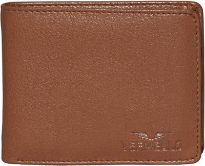 

Vermello Men Tan Artificial Leather Wallet(6 Card Slots)