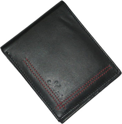 

eXcorio Men Black Genuine Leather Wallet(8 Card Slots)