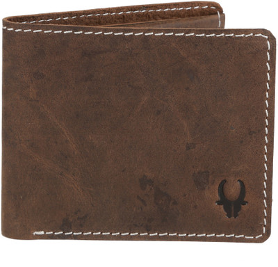 

WildHorn Men Brown Genuine Leather Wallet(4 Card Slots)