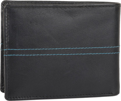 

Chappie Moustache Men Black, Blue Genuine Leather Wallet(3 Card Slots), Mgcmaf-3002blue