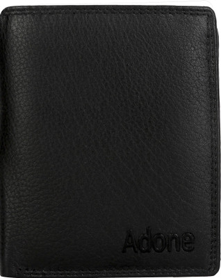 

Adone Men Black Genuine Leather Wallet(8 Card Slots)