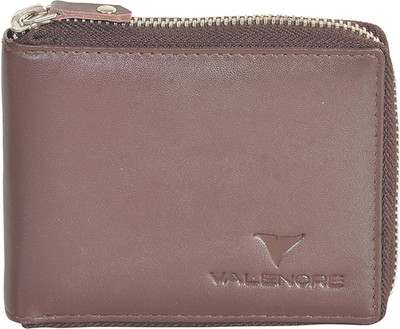 

VALENORE Men Brown Genuine Leather Wallet(3 Card Slots)