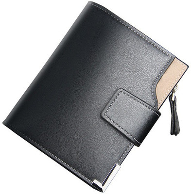 

Accezory Men Black Artificial Leather Wallet(16 Card Slots)