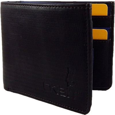 

Orbit Men Black, Blue Genuine Leather Wallet(8 Card Slots)