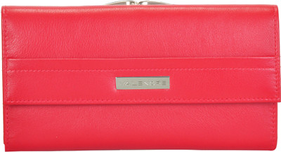 

VALENORE Women Casual Red Genuine Leather Wallet(6 Card Slots)