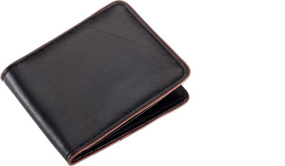 

Borse Men Multicolor Genuine Leather Wallet(7 Card Slots), Black;brown