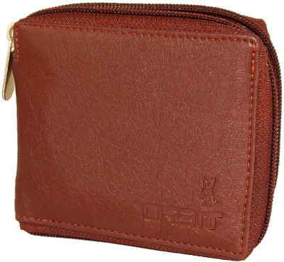 

Orbit Men Brown Genuine Leather Wallet(7 Card Slots)