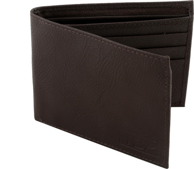 

The Blue Pink Men Brown Artificial Leather Wallet(6 Card Slots), Brown-02