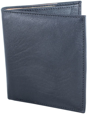 

HolBoro Men Black Genuine Leather Wallet(7 Card Slots), Black-1