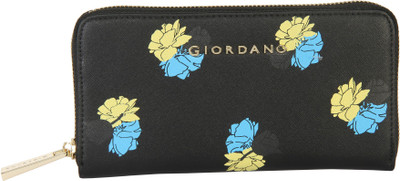 

Giordano Women Casual Multicolor Genuine Leather Wallet(4 Card Slots), Black
