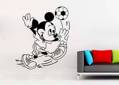 

wallskart Vinyl Sticker(Pack of 1), Black