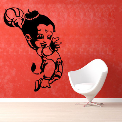 

wallskart Vinyl Sticker(Pack of 1), Black