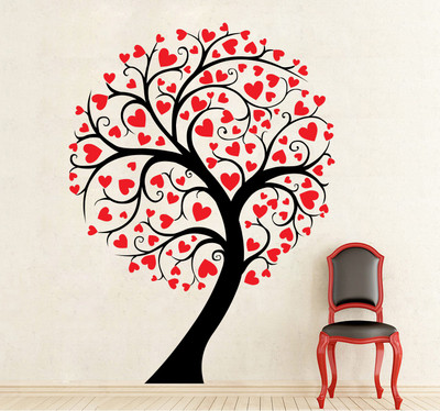 

wallskart Vinyl Sticker(Pack of 1), Black