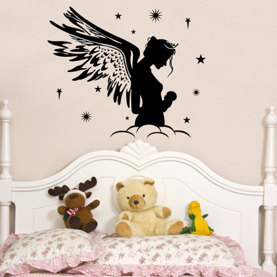 

wallskart Vinyl Sticker(Pack of 1), Black