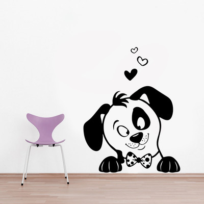 wallskart Vinyl Sticker(Pack of 1), Black