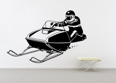 

wallskart Vinyl Sticker(Pack of 1), Black