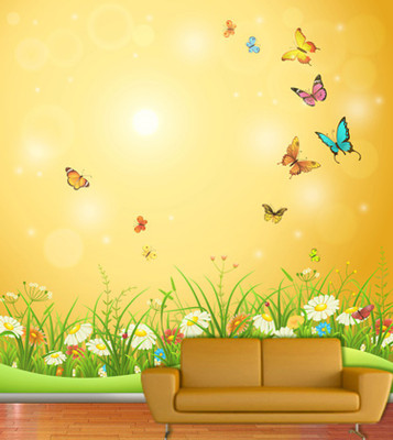 

ELL DECOR Nature Wallpaper(213 cm X 213 cm)