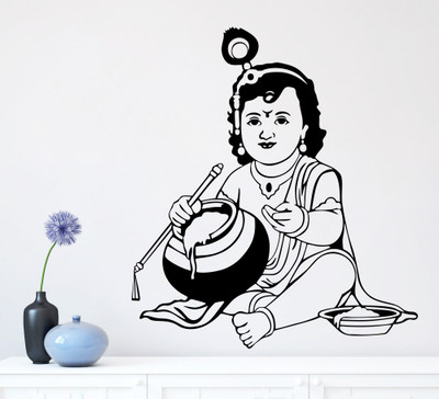 

Wallskart  Sticker(Pack of 1, Black