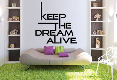 

wallskart Vinyl Sticker(Pack of 1), Black