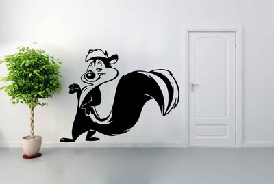 

wallskart Vinyl Sticker(Pack of 1), Black