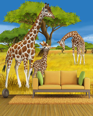 ELL DECOR Nature Wallpaper(274 cm X 274 cm)