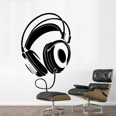 

wallskart Vinyl Sticker(Pack of 1), Black