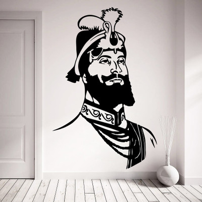 

wallskart Vinyl Sticker(Pack of 1), Black