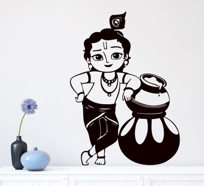 

Wallskart  Sticker(Pack of 1, Black