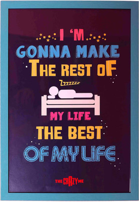 

The Crazy Me Art & Paintings Wallpaper(45 cm X 30 cm)