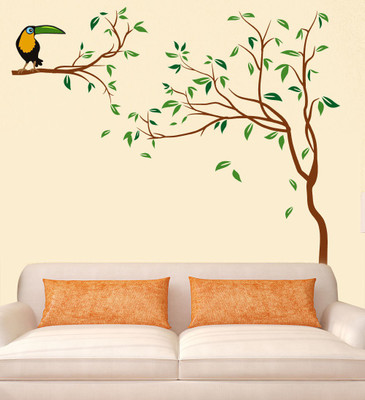 New Way Decals Wall Sticker Floral Botanical Wallpaper 130 cm X 130 cm