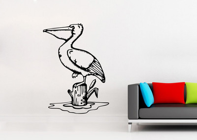 

wallskart Vinyl Sticker(Pack of 1), Black