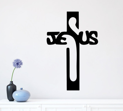 

wallskart Vinyl Sticker(Pack of 1), Black