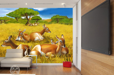 

ELL DECOR Nature Wallpaper(213 cm X 284 cm)