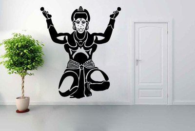 

wallskart Vinyl Sticker(Pack of 1), Black