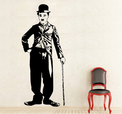 

wallskart Vinyl Sticker(Pack of 1), Black
