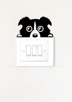 

Wallskart Sticker(Pack of 1), Black