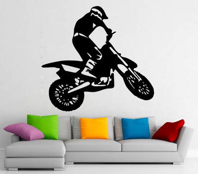 

Wallskart Vinyl Sticker(Pack of 1), Black