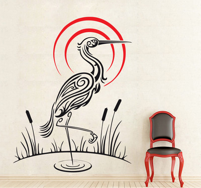 

wallskart Vinyl Sticker(Pack of 1), Red & black