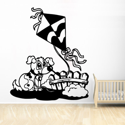 

wallskart Vinyl Sticker(Pack of 1), Black