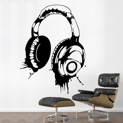 

wallskart Vinyl Sticker(Pack of 1), Black