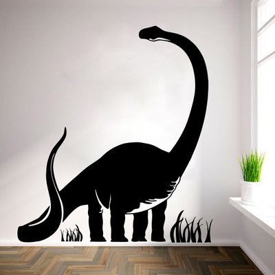 

wallskart Vinyl Sticker(Pack of 1), Black