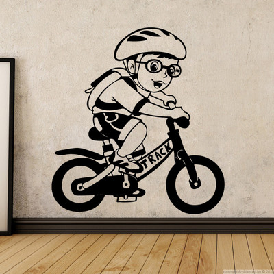 

wallskart Vinyl Sticker(Pack of 1), Black
