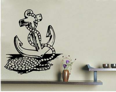 

wallskart Vinyl Sticker(Pack of 1), Black